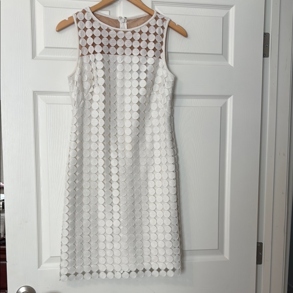 Ralph Lauren Double RL White Sheath Mini Dress